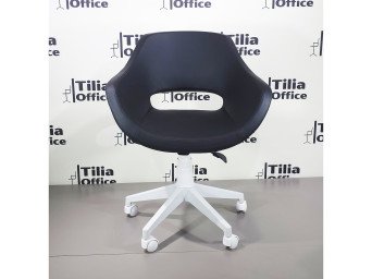 Monaco Çalışma Kesim Çocuk Koltuğu Beyaz Ayak Siyah